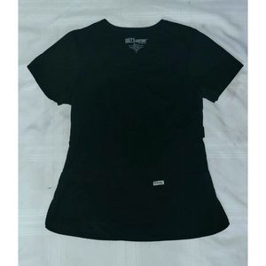Grey's Anatomy Scrub Top in Black size Small